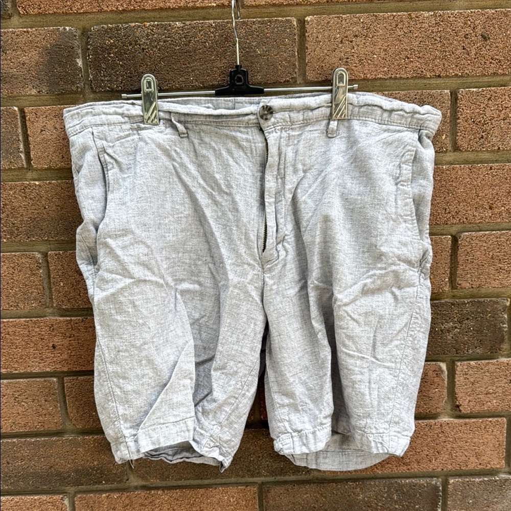 Goodfellow & Co Men's Gray Flat Front Shorts Size 36 Waist